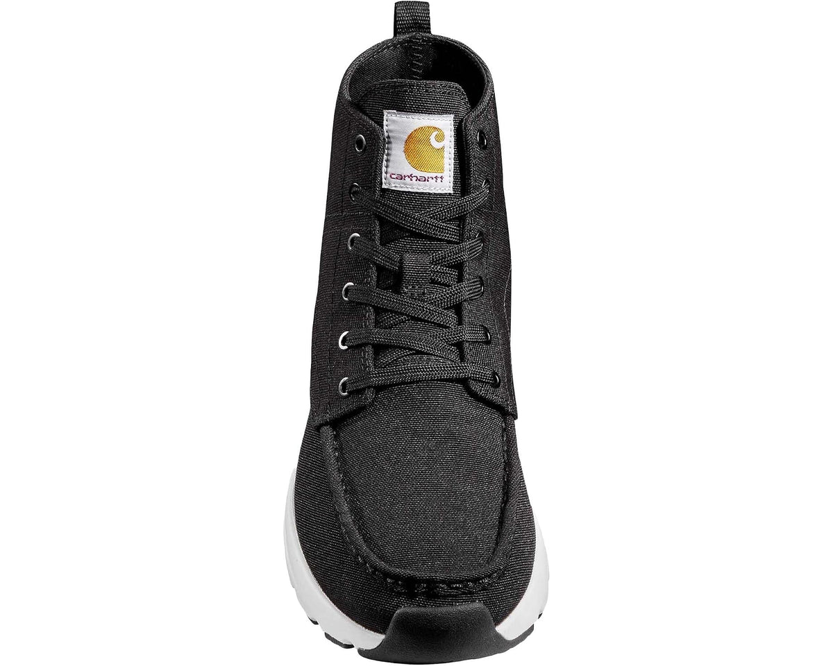 Men's Carhartt Haslett Moc Toe Canvas Chukka Black Lightweight Durable Canvas - Eurostride