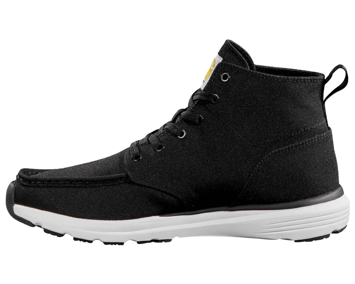 Men's Carhartt Haslett Moc Toe Canvas Chukka Black Lightweight Durable Canvas - Eurostride