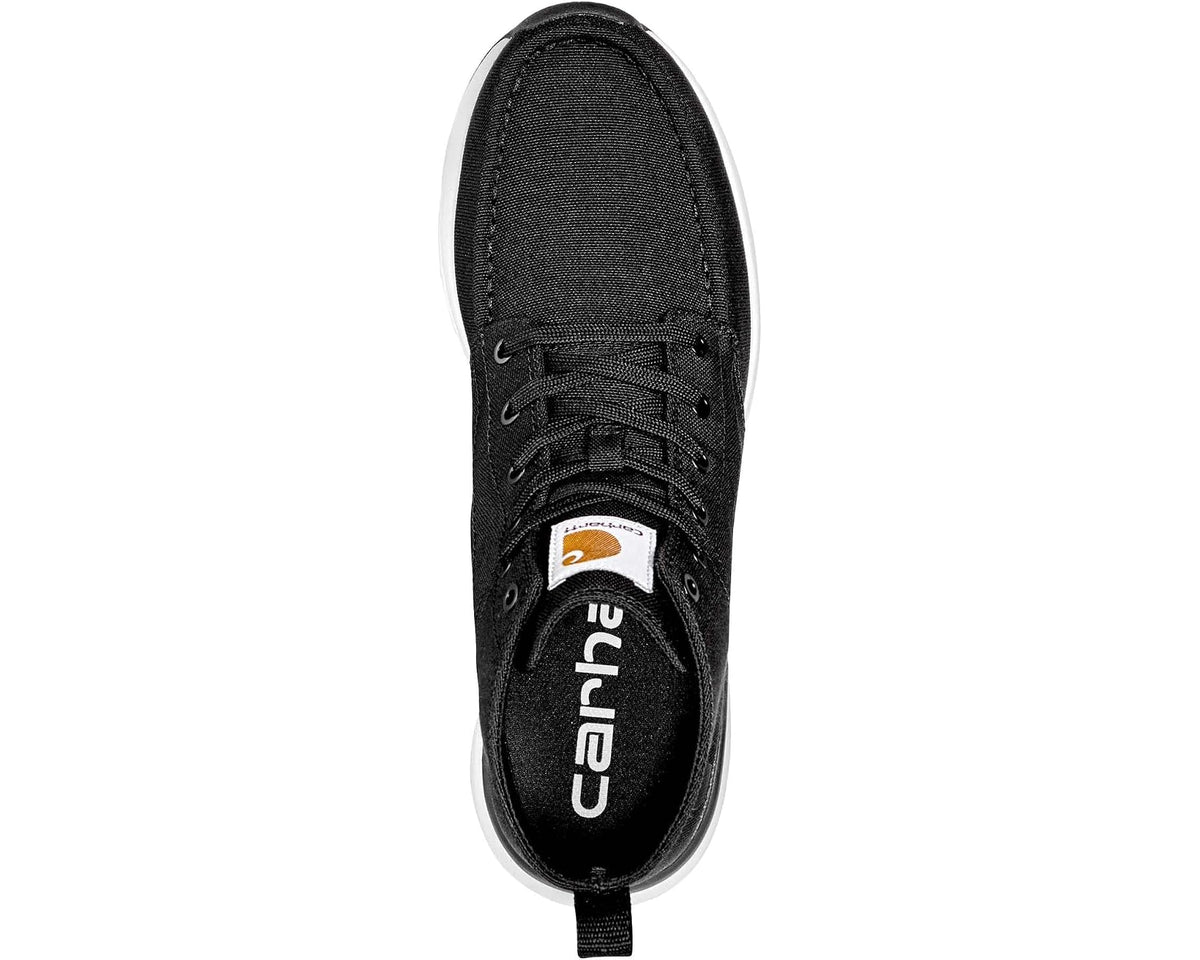 Men's Carhartt Haslett Moc Toe Canvas Chukka Black Lightweight Durable Canvas - Eurostride