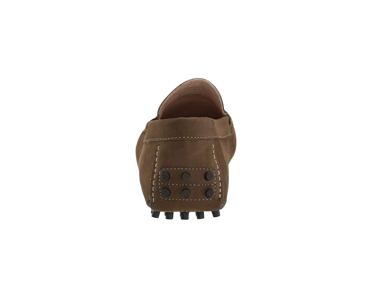 Men's Carlos by Carlos Santana Ritchie Driver Loafers Olive Calf Nubuck - Eurostride