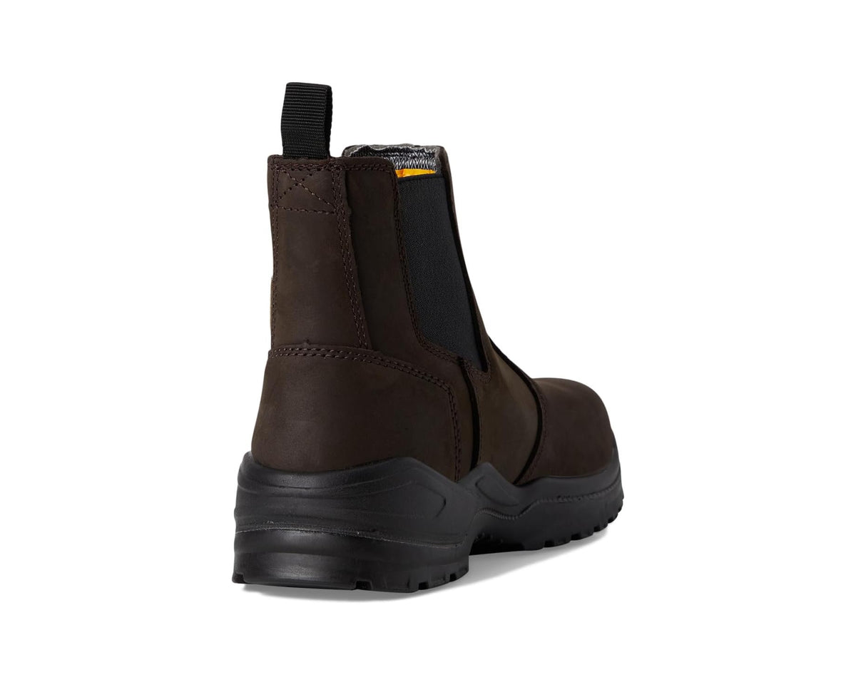 Men's Caterpillar Striver Chelsea Waterproof Steel Toe Brown - Eurostride