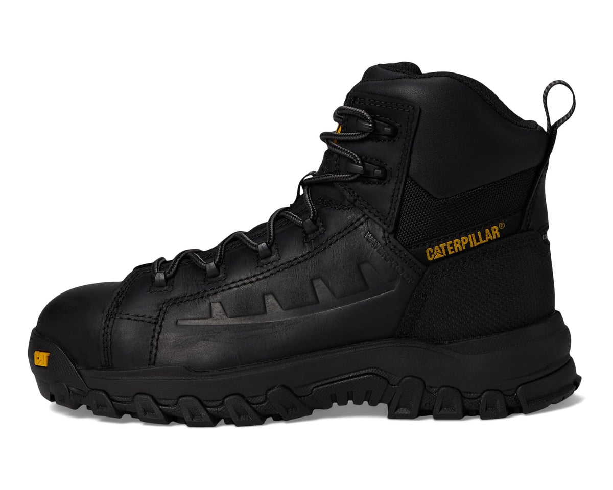 Men's Caterpillar Threshold Rebound Waterproof Non Metallic Composite Toe Black - Eurostride