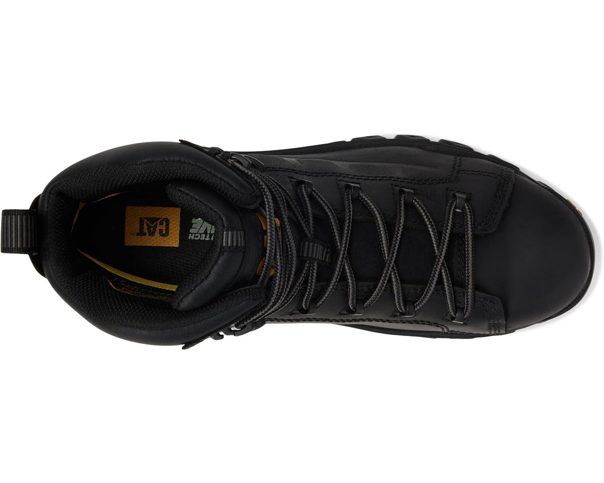 Men's Caterpillar Threshold Rebound Waterproof Non Metallic Composite Toe Black - Eurostride