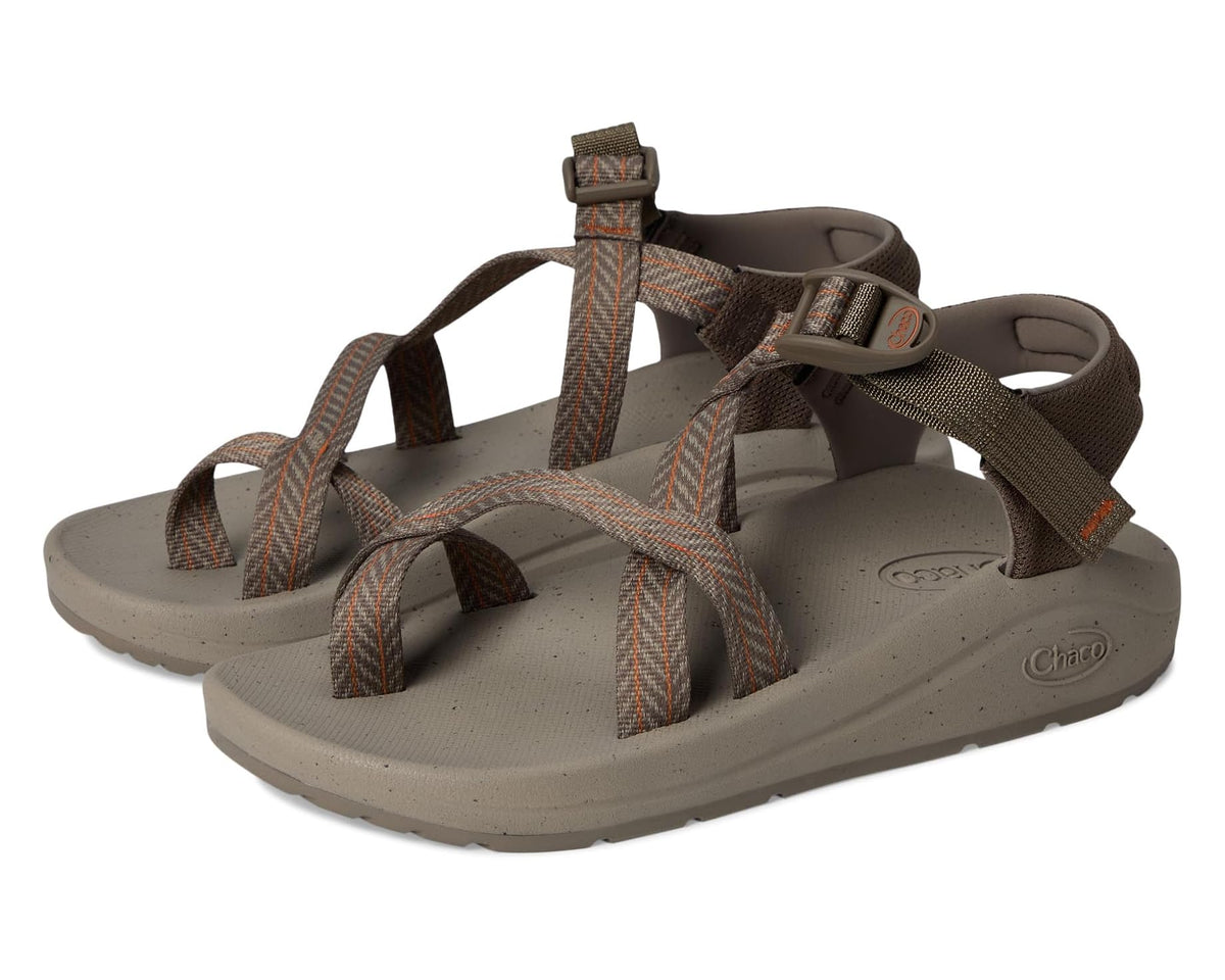 Men's Chaco Cushz Toe-Loop Frond Truffle - Eurostride