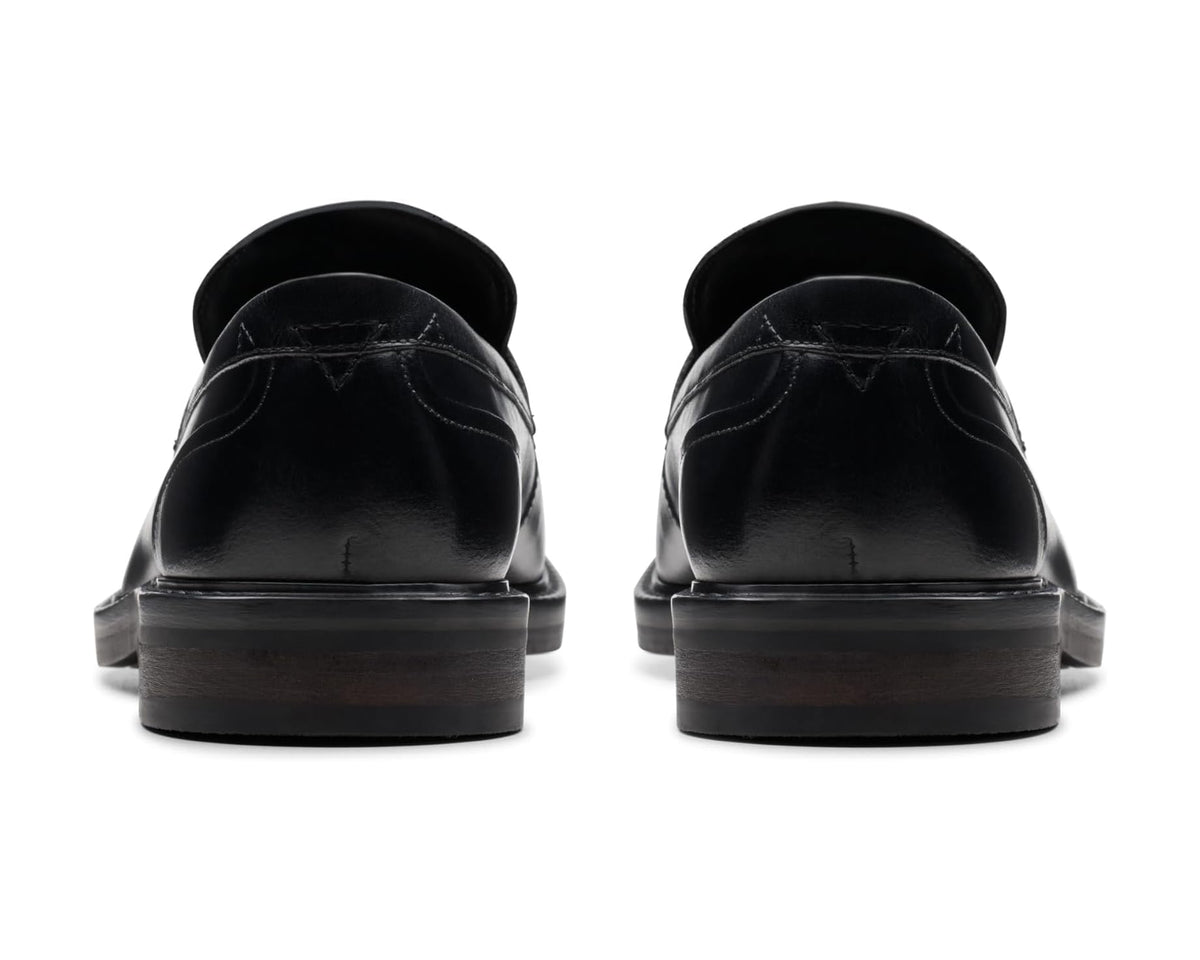 Men's Clarks Aldwin Step Black Leather - Eurostride