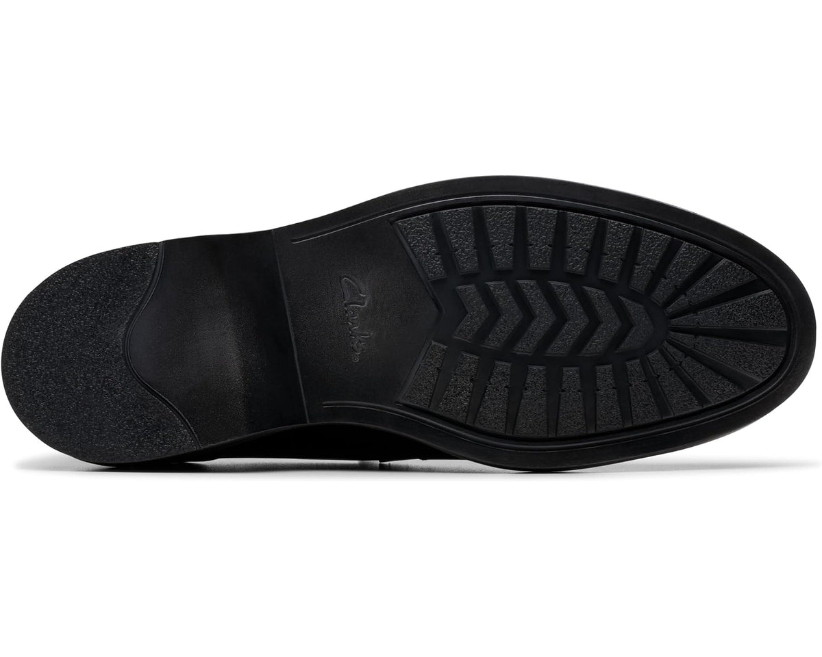Men's Clarks Aldwin Step Black Leather - Eurostride