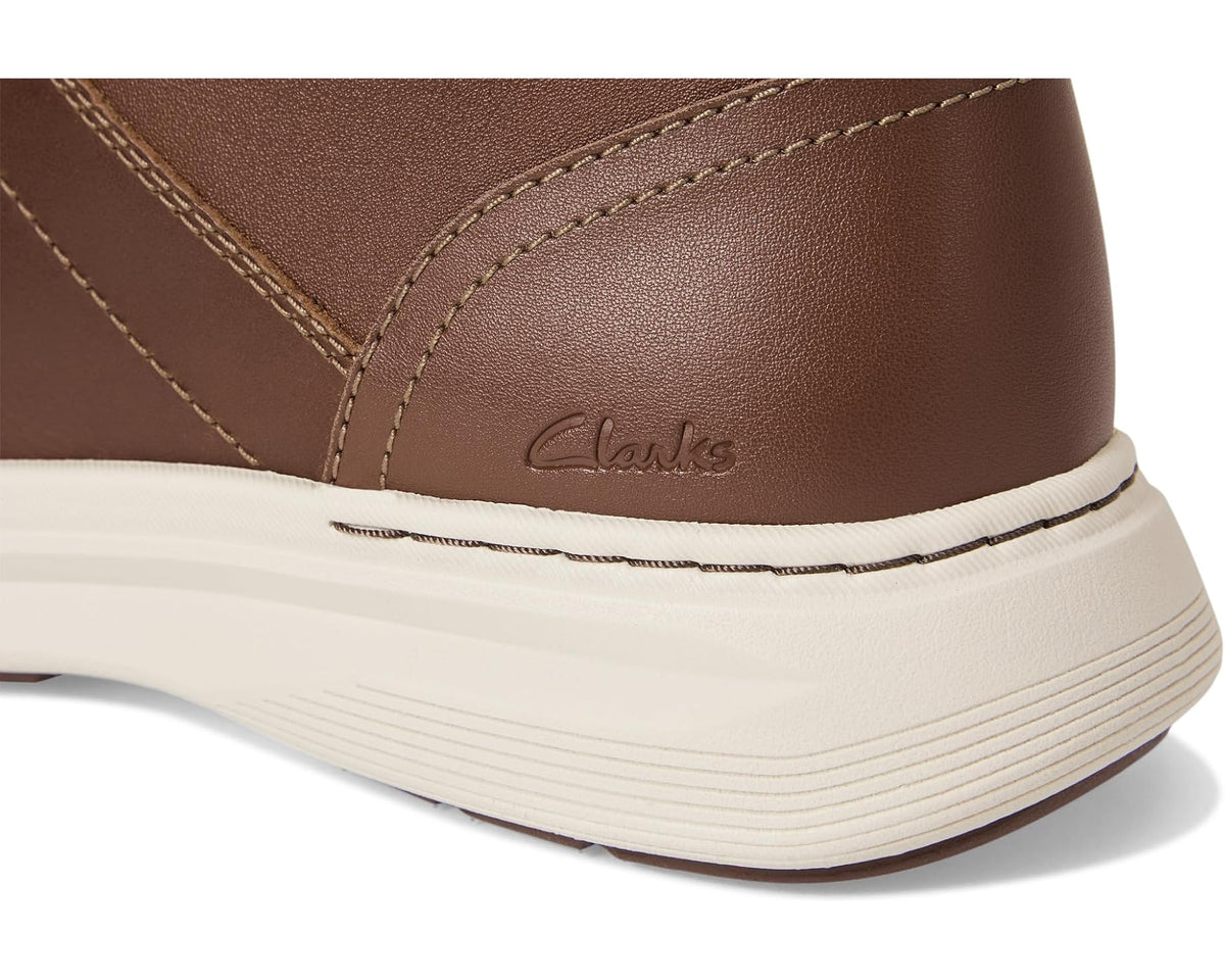 Men's Clarks Craftwell Mid Dark Tan Leather - Eurostride
