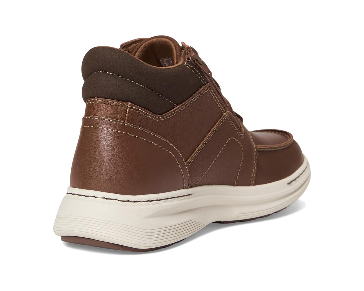 Men's Clarks Craftwell Mid Dark Tan Leather - Eurostride