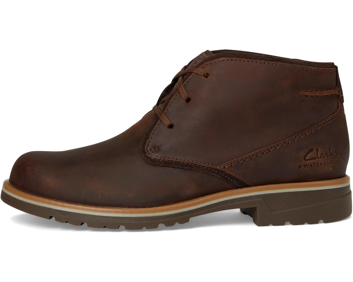 Men's Clarks Morris Peak Waterproof Beeswax Leather - Eurostride