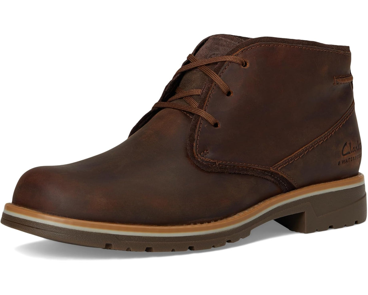 Men's Clarks Morris Peak Waterproof Beeswax Leather - Eurostride