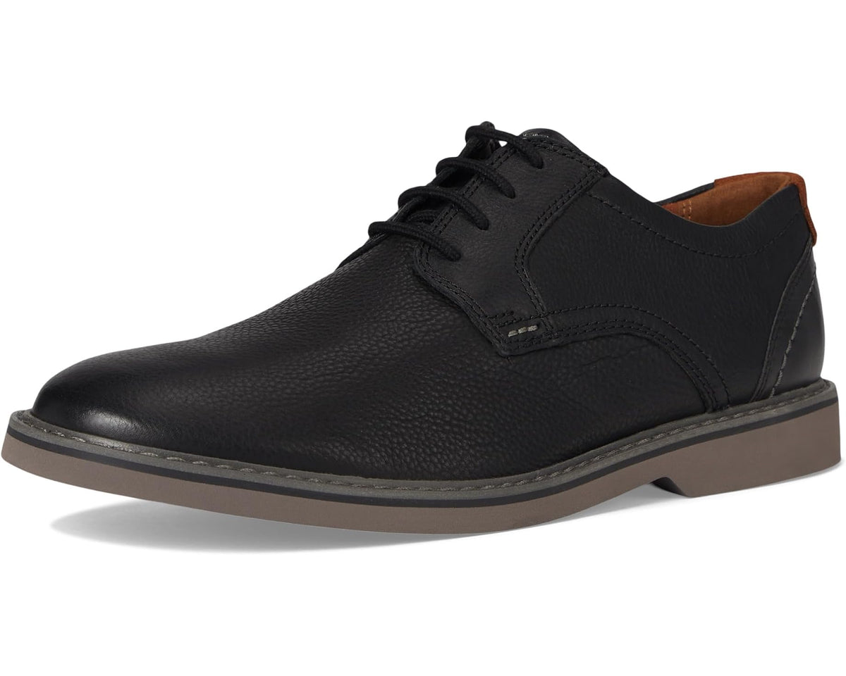 Men's Clarks Radcliff Low Black Leather - Eurostride