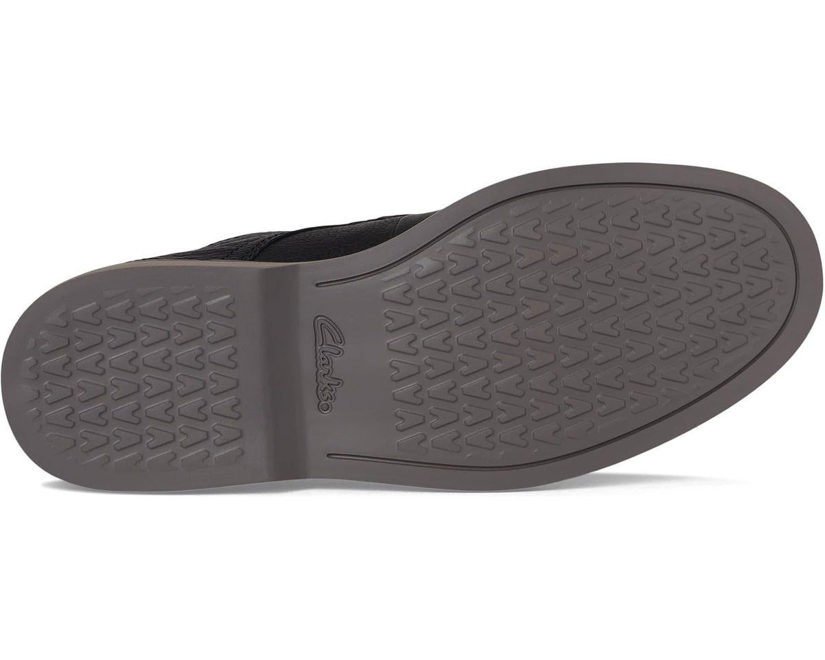 Men's Clarks Radcliff Low Black Leather - Eurostride