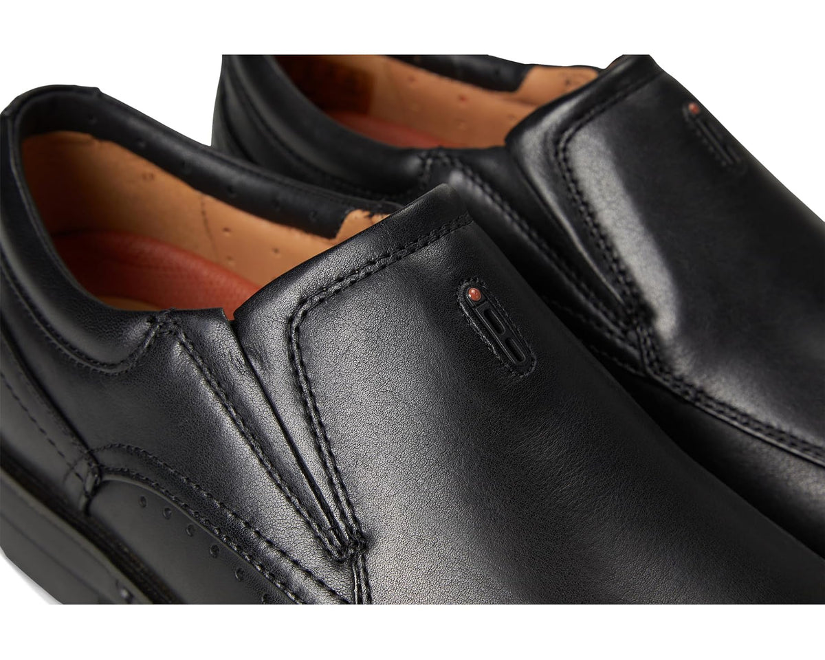 Men's Clarks Un Kendric Go Black Leather - Eurostride