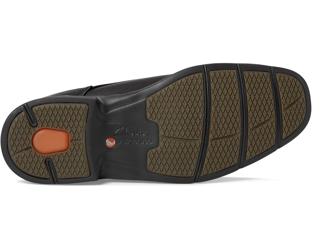 Men's Clarks Un Kendric Go Black Leather - Eurostride