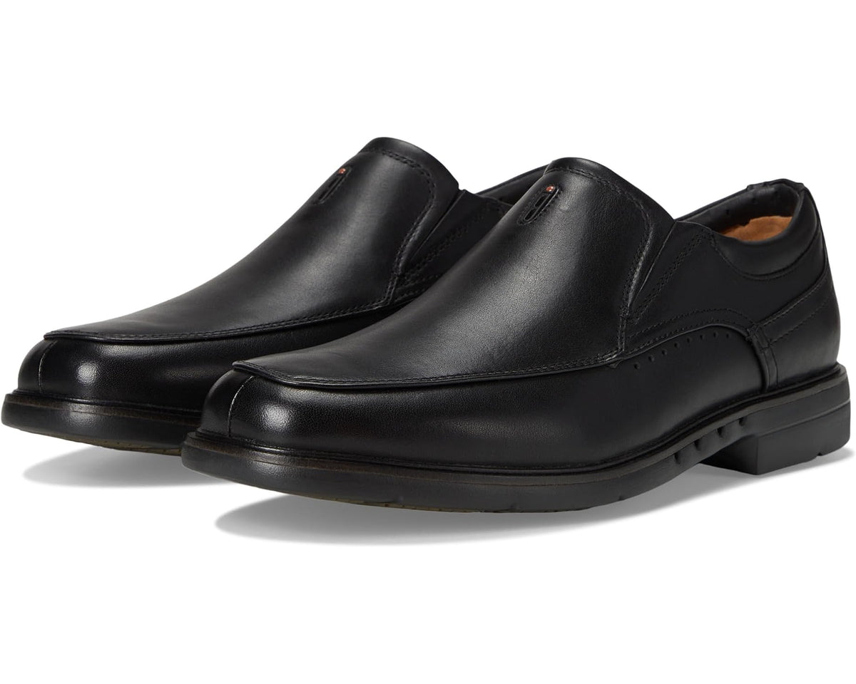 Men's Clarks Un Kendric Go Black Leather - Eurostride