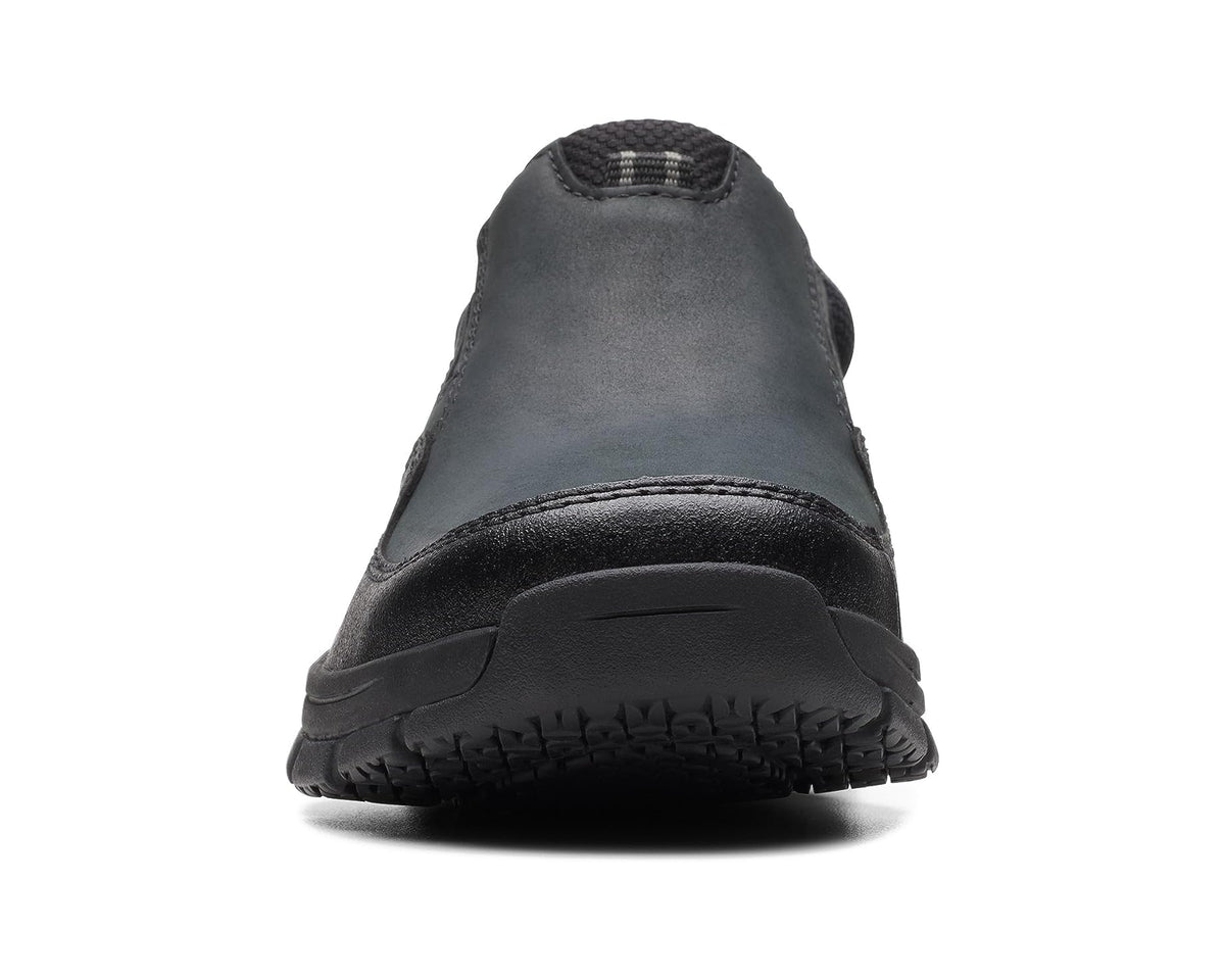 Men's Clarks Walpath Step Black Leather - Eurostride