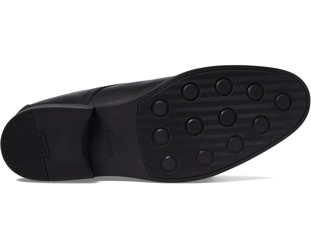 Men's Clarks Whiddon Step Black Leather - Eurostride