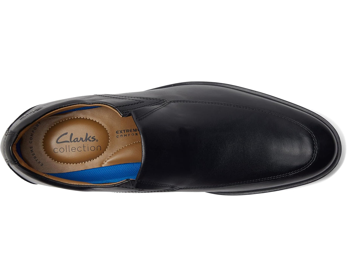 Men's Clarks Whiddon Step Black Leather - Eurostride
