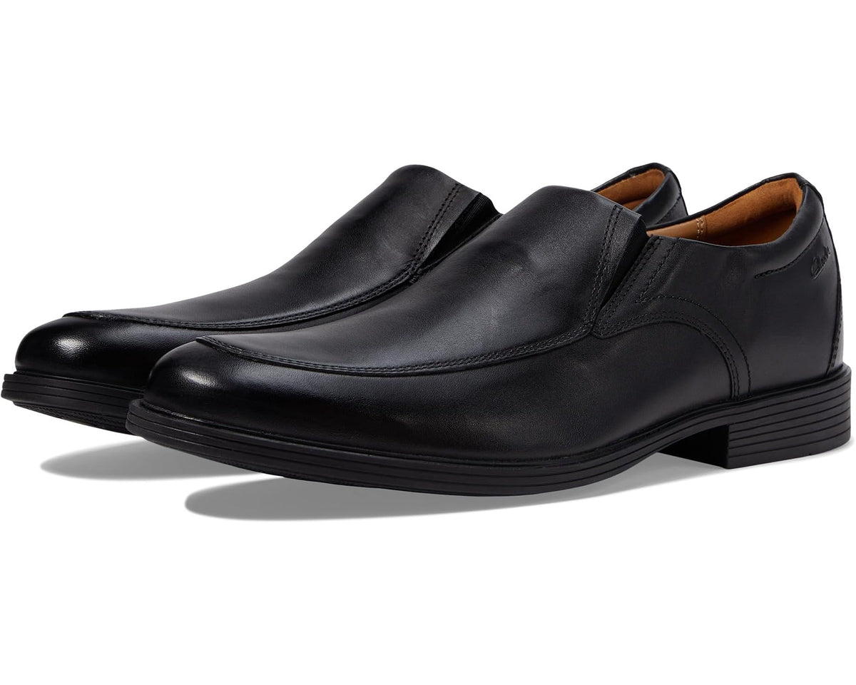 Men's Clarks Whiddon Step Black Leather - Eurostride