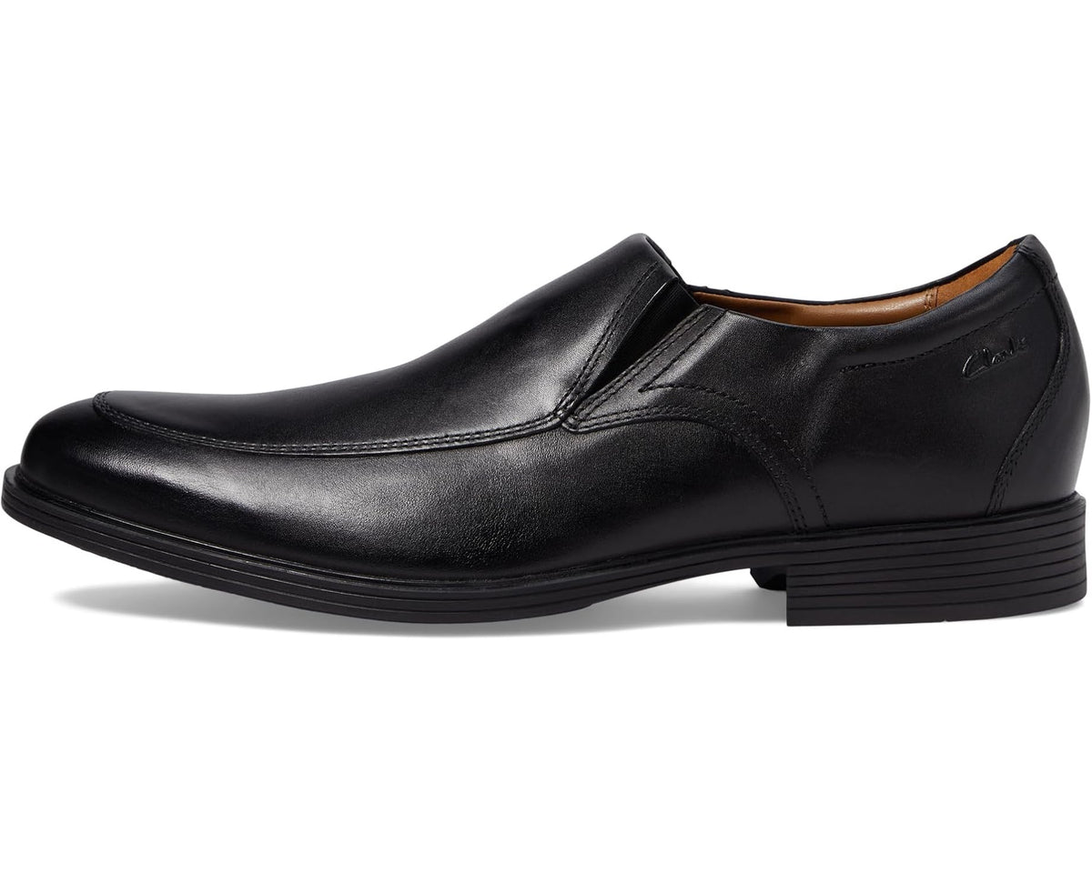 Men's Clarks Whiddon Step Black Leather - Eurostride