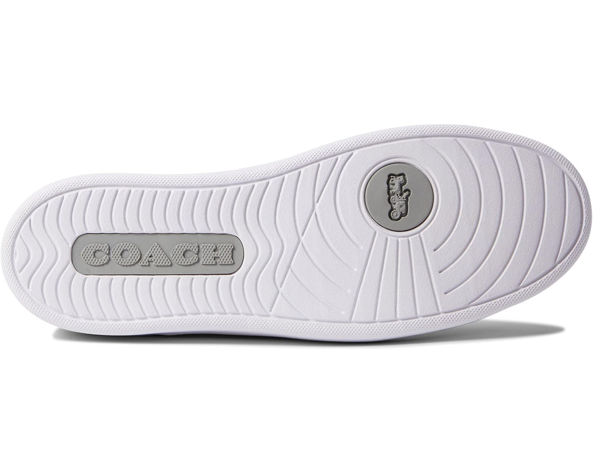 Men's COACH Lowline Leather Low Top Optic White - Eurostride