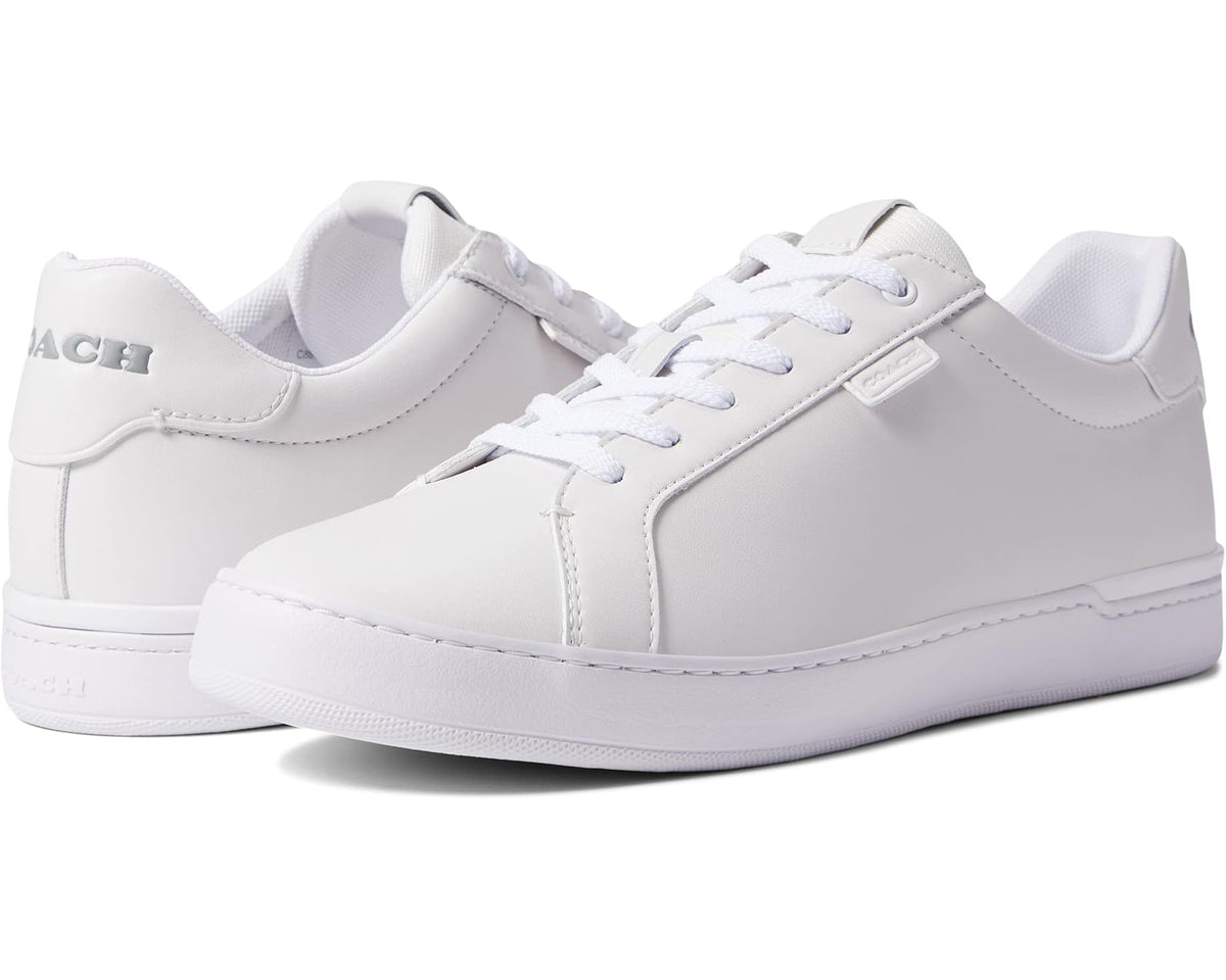 Men's COACH Lowline Leather Low Top Optic White - Eurostride