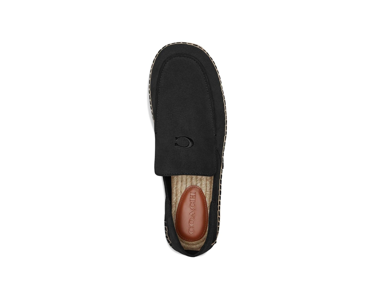 Men's COACH Reilly Espadrille Black - Eurostride