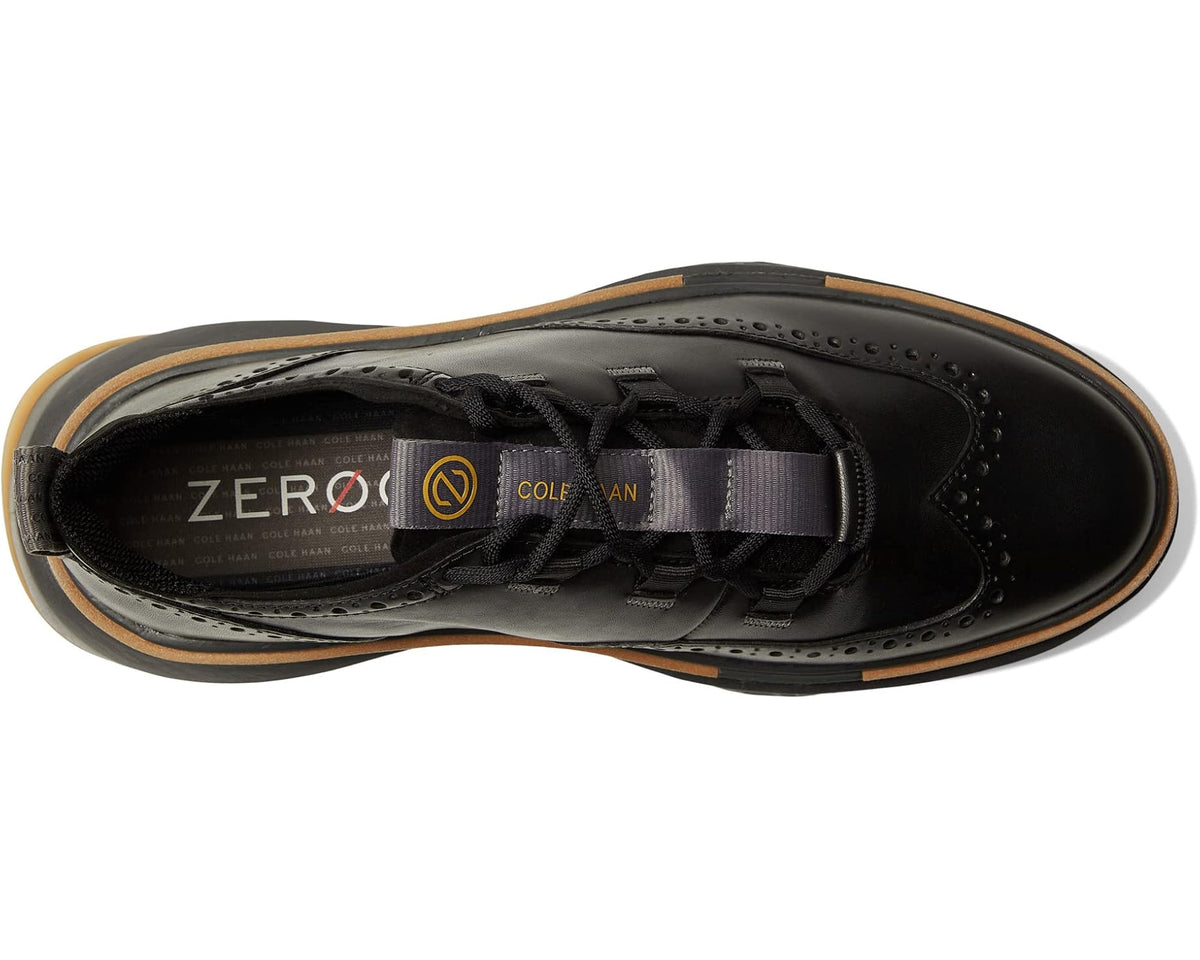 Men's Cole Haan 5.Zerogrand Wingtip Oxford Black/Pavement - Eurostride