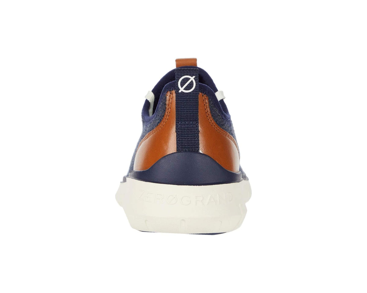Men's Cole Haan Generation Zerogrand Stitchlite Marine Blue/Gray Pinstripe/Ch British Tan/Ivory - Eurostride