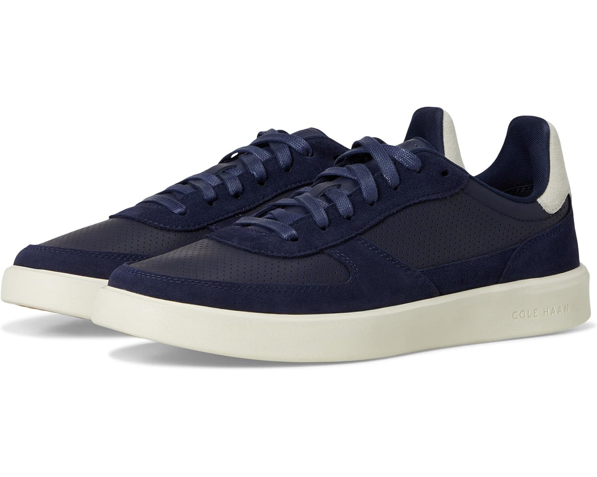 Men's Cole Haan Grand Crosscourt Daily Court Sneakers Midnight Moon/Silver Birch/Ivory - Eurostride