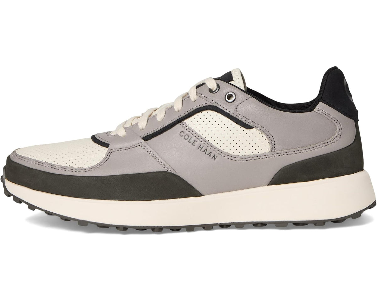 Men's Cole Haan Grand Crosscourt Downtown Sneakers Ironstone/Black/Ivory - Eurostride