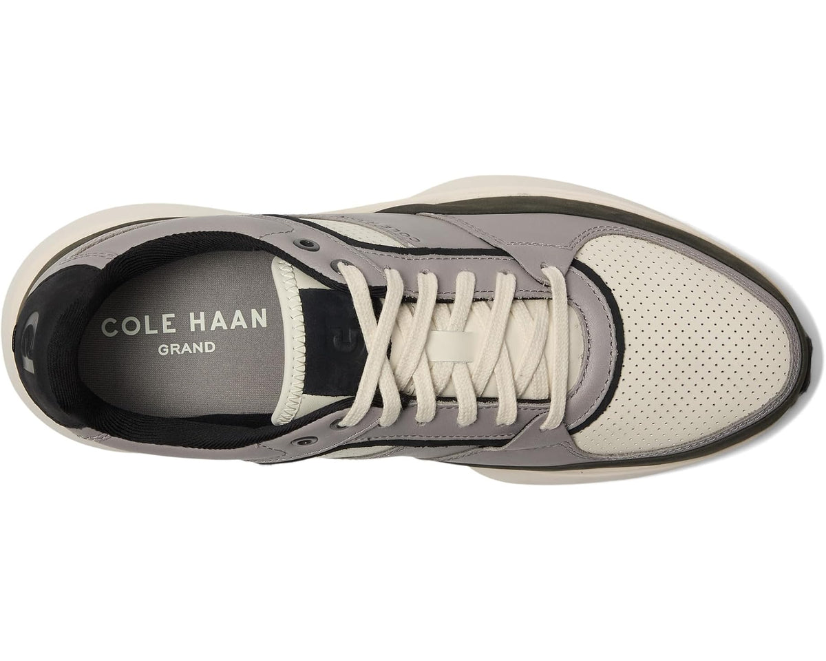 Men's Cole Haan Grand Crosscourt Downtown Sneakers Ironstone/Black/Ivory - Eurostride