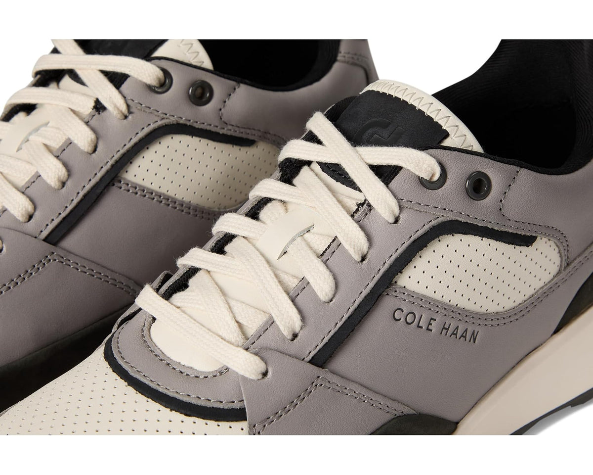 Men's Cole Haan Grand Crosscourt Downtown Sneakers Ironstone/Black/Ivory - Eurostride
