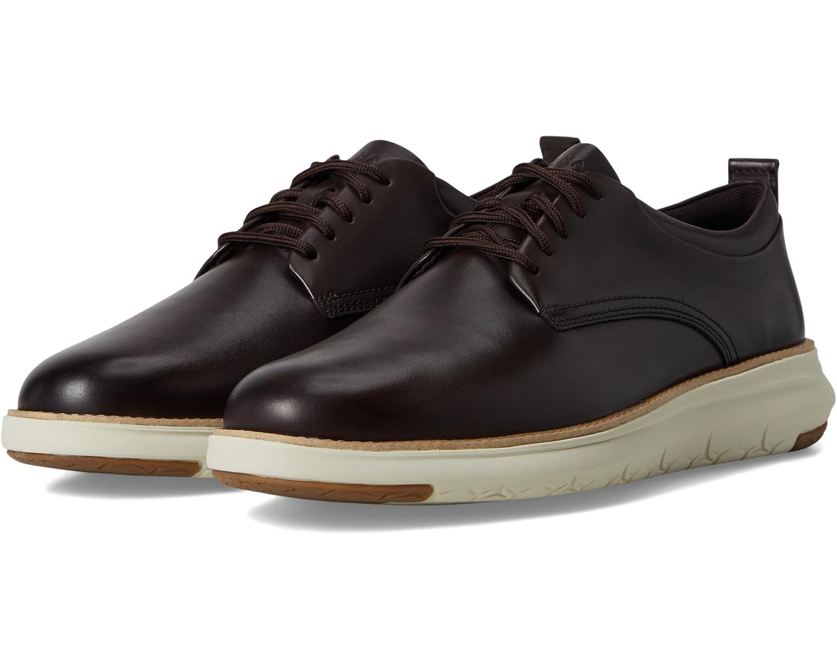 Men's Cole Haan Grand Remix Oxfords Dark Chocolate/Silver Birch - Eurostride
