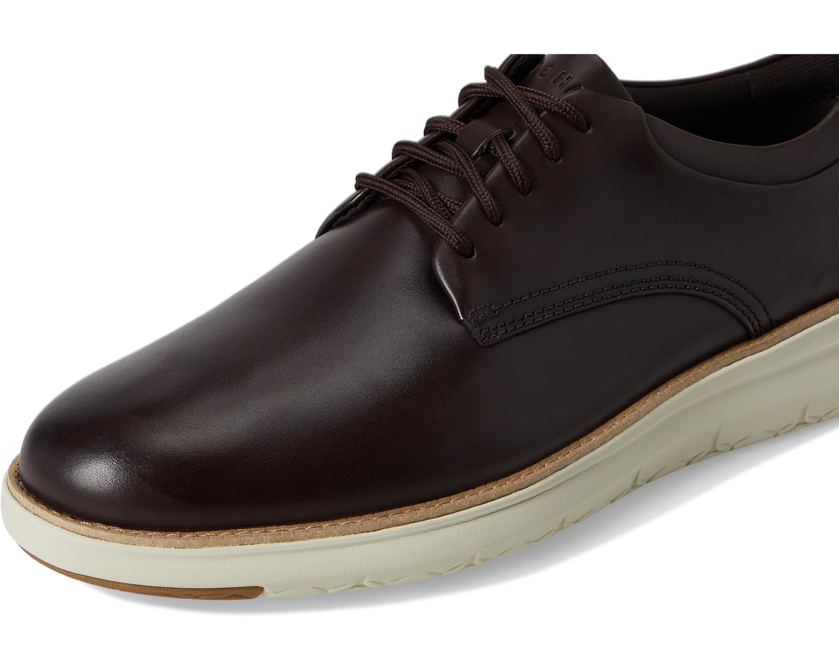 Men's Cole Haan Grand Remix Oxfords Dark Chocolate/Silver Birch - Eurostride