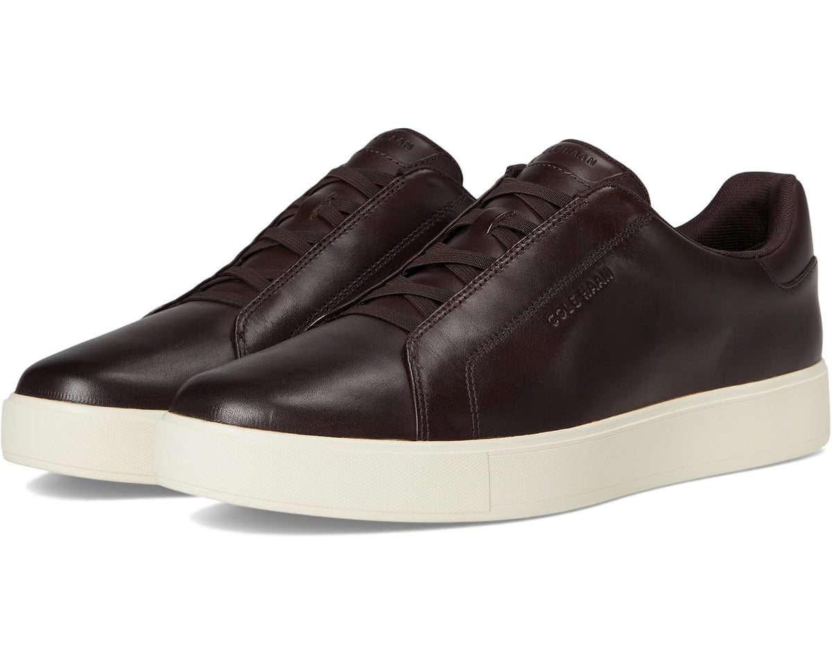 Men's Cole Haan GrandPro Luxe Slip-On Sneakers Dark Chocolate/Ivory - Eurostride