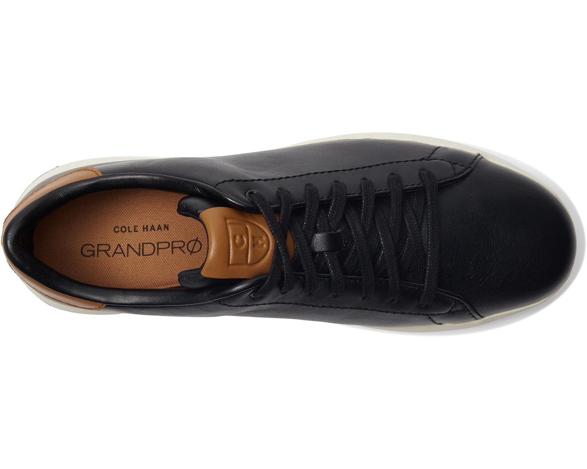 Men's Cole Haan Grandpro Tennis Sneaker Black/British Tan - Eurostride