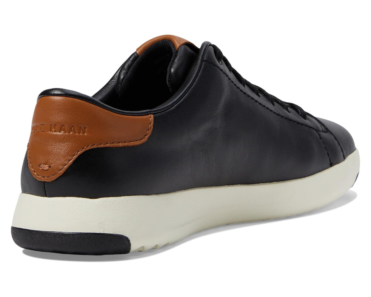 Men's Cole Haan Grandpro Tennis Sneaker Black/British Tan - Eurostride