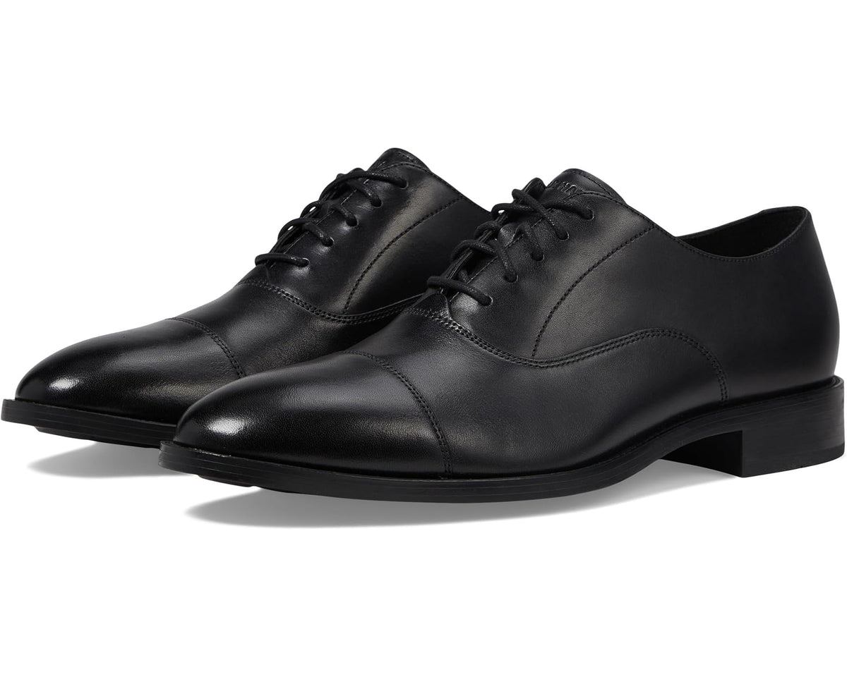 Men's Cole Haan Hawthorne Cap Toe Oxford Black - Eurostride