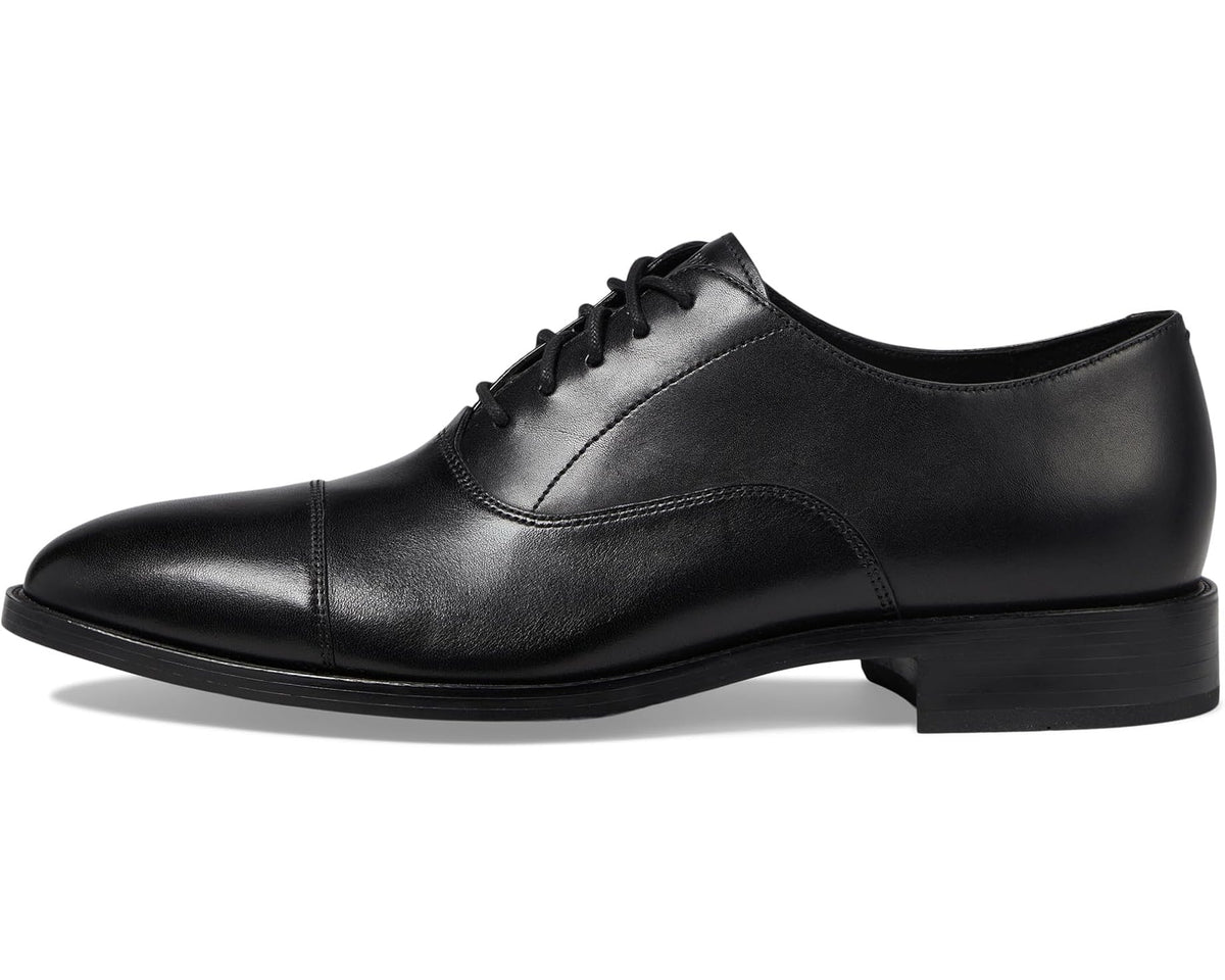 Men's Cole Haan Hawthorne Cap Toe Oxford Black - Eurostride