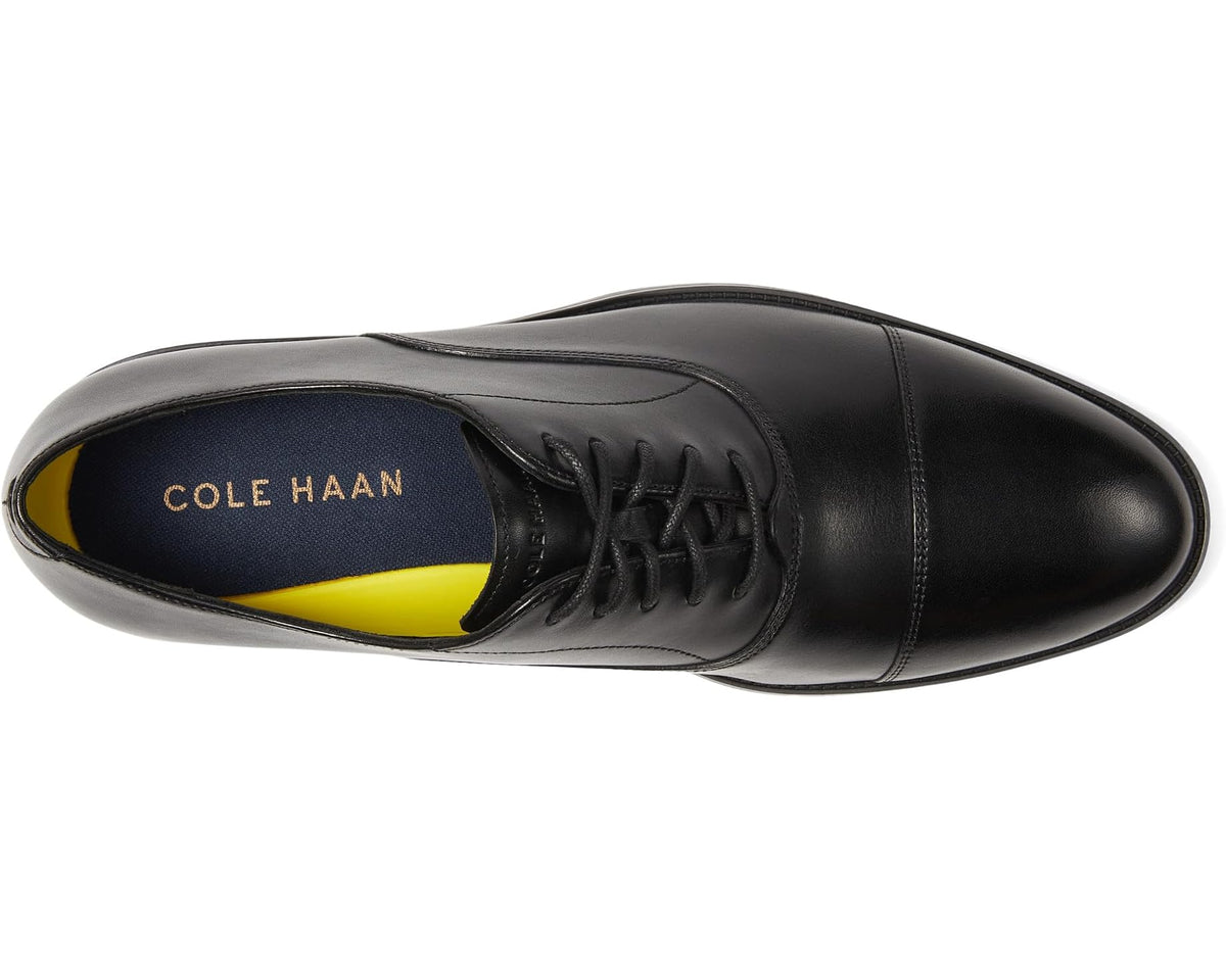 Men's Cole Haan Hawthorne Cap Toe Oxford Black - Eurostride