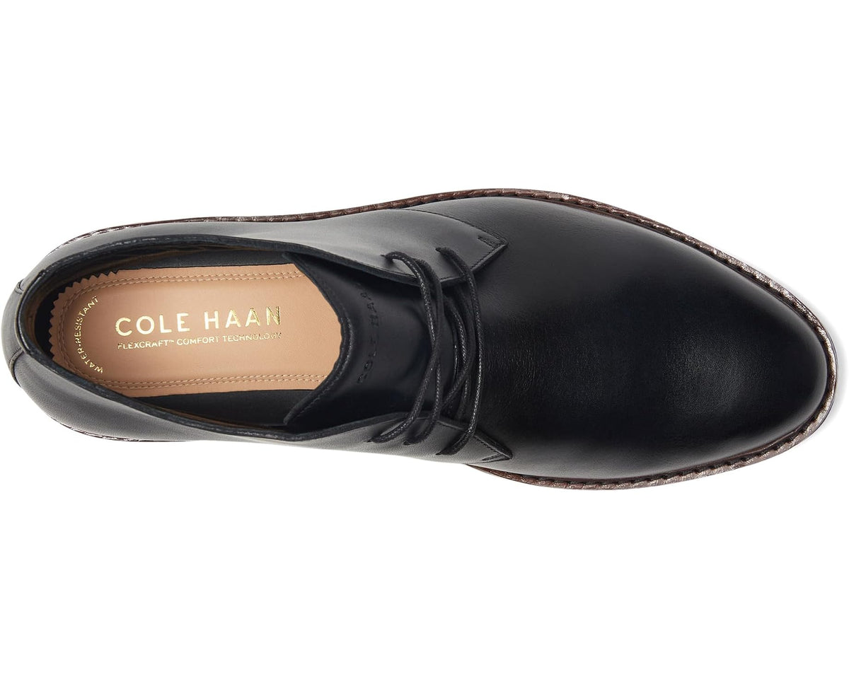 Men's Cole Haan Judson Grand Chukka Boots Black Waterproof/Black/Black - Eurostride