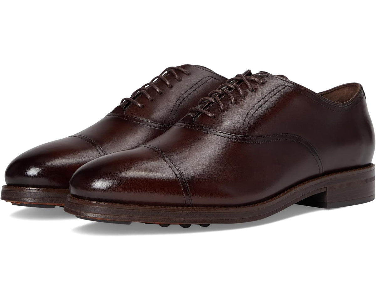 Men's Cole Haan Ledley Grand Cap Toe Oxfords Madeira/Dark Natural - Eurostride