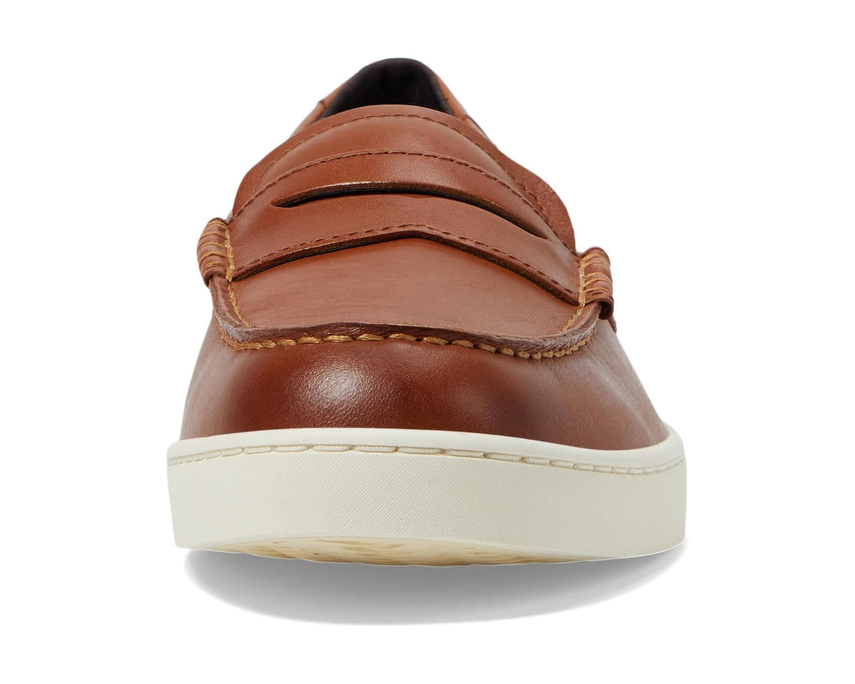 Men's Cole Haan Pinch Weekender Penny Textured British Tan/Ivory - Eurostride
