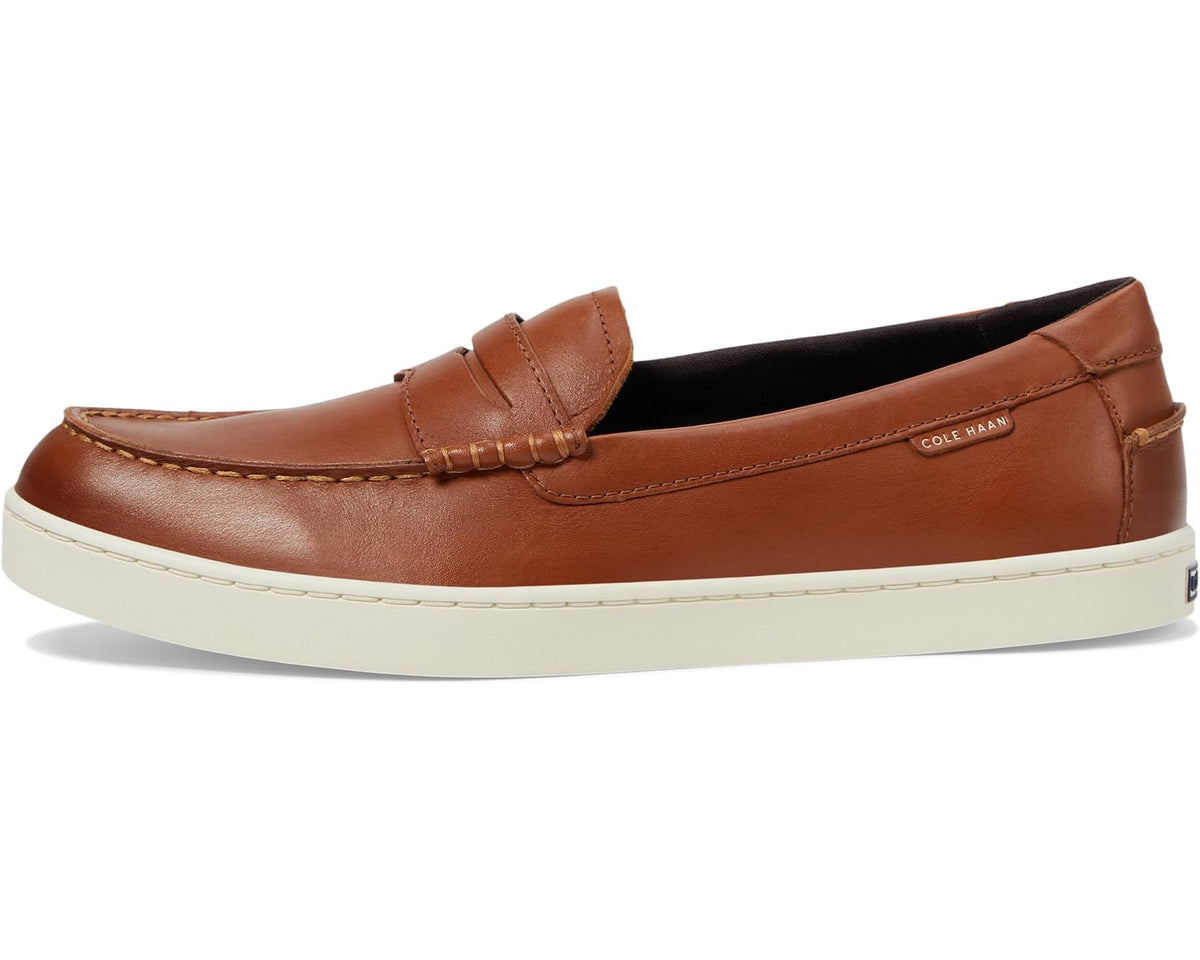 Men's Cole Haan Pinch Weekender Penny Textured British Tan/Ivory - Eurostride