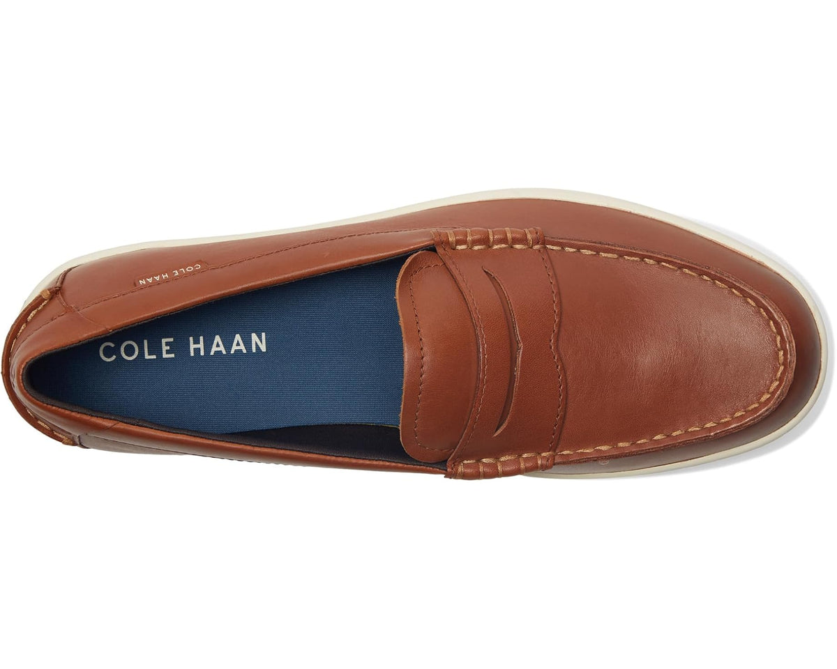 Men's Cole Haan Pinch Weekender Penny Textured British Tan/Ivory - Eurostride