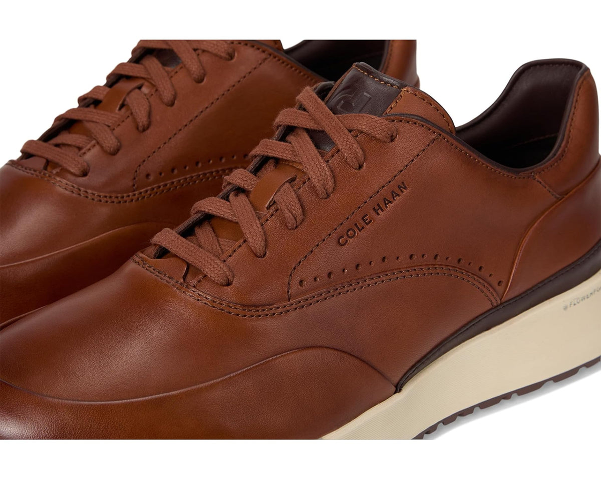 Men's Cole Haan Premium Gentleman's Sneakers Runners British Tan/Madeira/Angora - Eurostride
