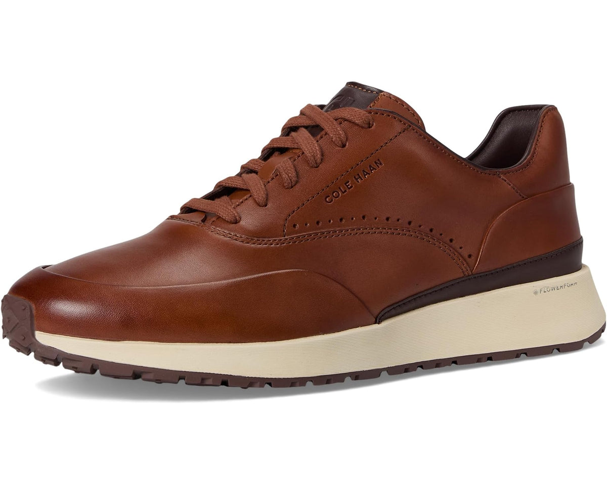 Men's Cole Haan Premium Gentleman's Sneakers Runners British Tan/Madeira/Angora - Eurostride