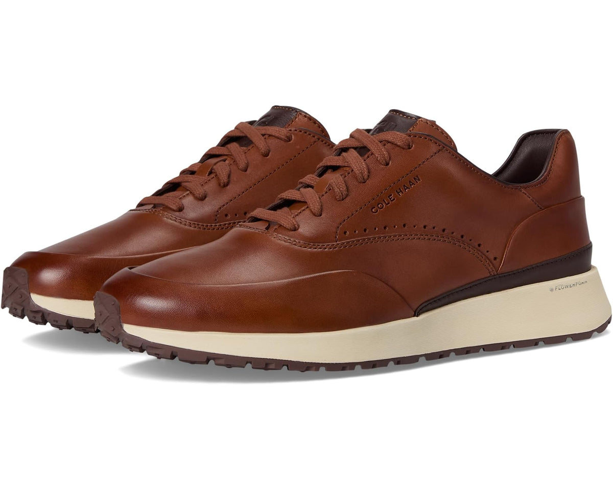 Men's Cole Haan Premium Gentleman's Sneakers Runners British Tan/Madeira/Angora - Eurostride