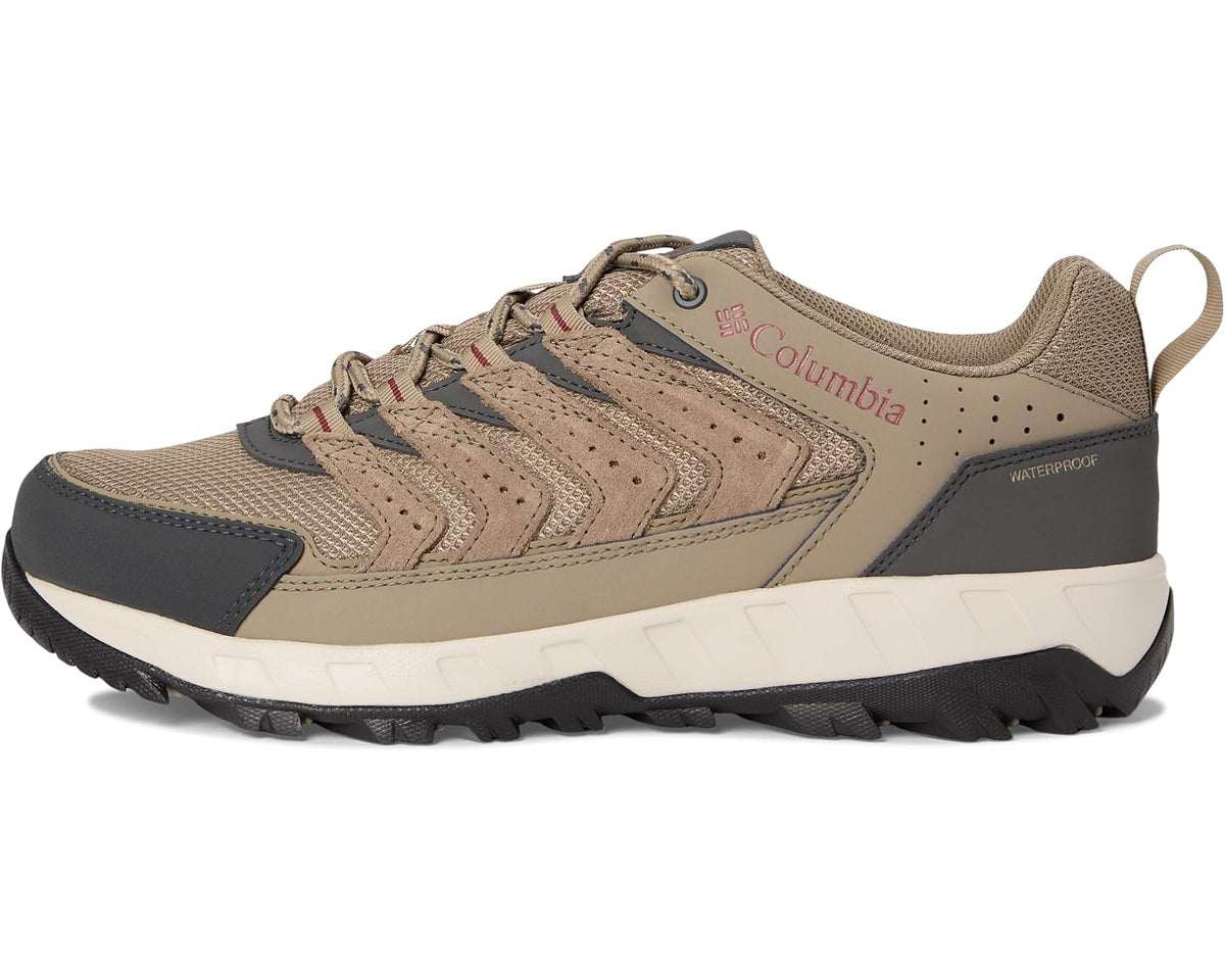 Men's Columbia Strata Trail Low Waterproof Pebble/Spice - Eurostride